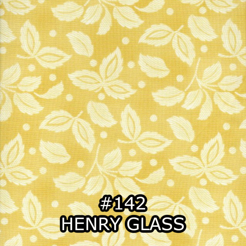 Fat Quarters with Floral & Leaf Prints by Henry Glass - Nonna's Notions N' Sew On