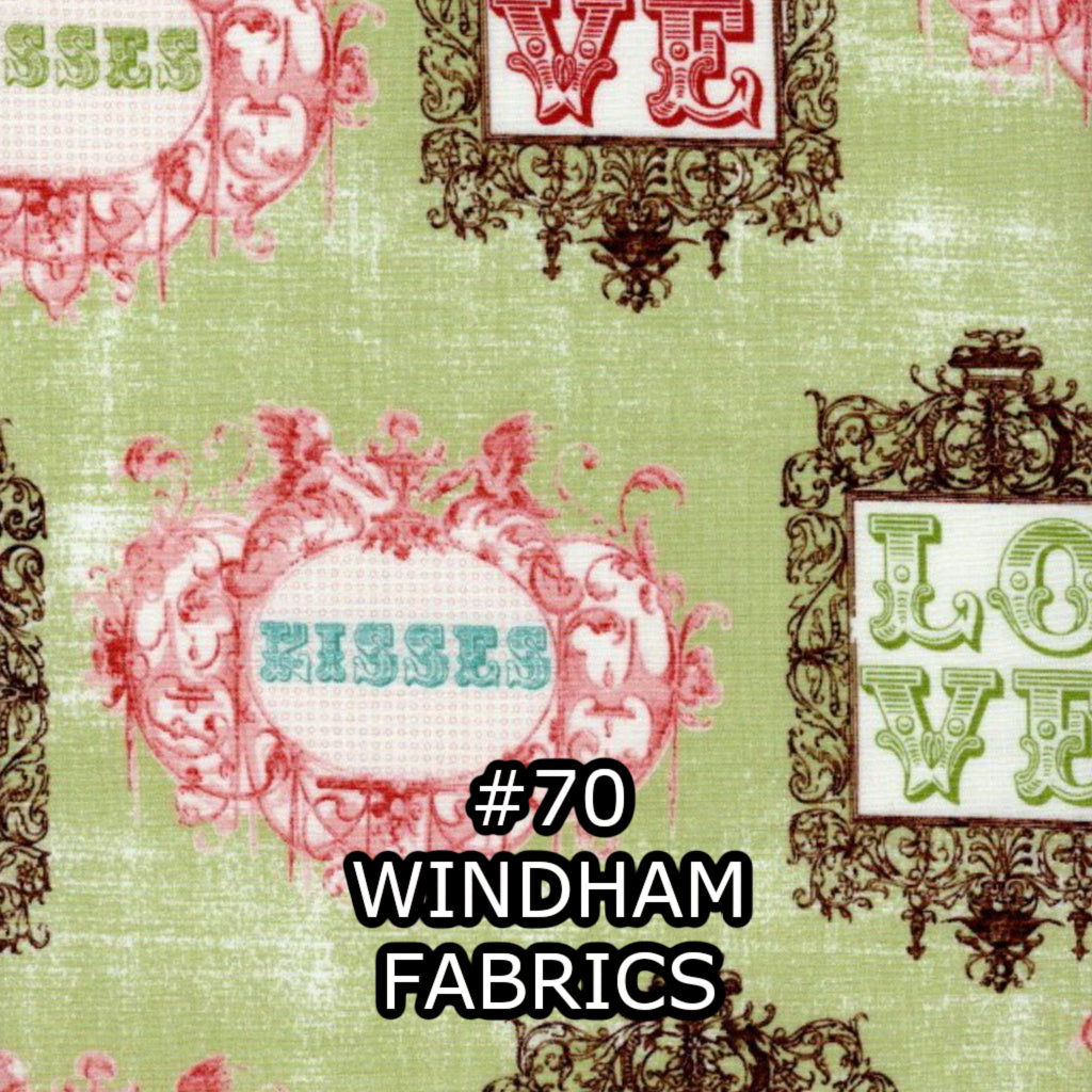 Fat Quarters with Wording - Nonna's Notions N' Sew On