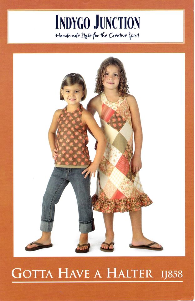 Gotta Have A Halter Children's Sewing Pattern - Nonna's Notions N' Sew On