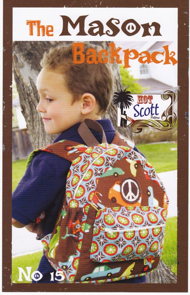 The Mason Backpack Sewing Pattern - Nonna's Notions N' Sew On