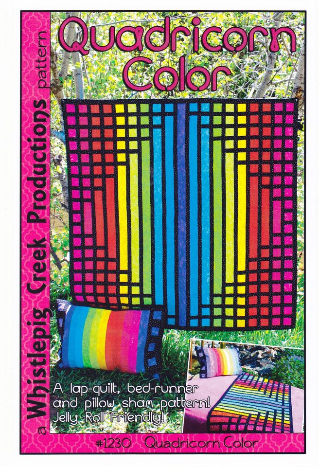 The Quadricorn Color Quilt Sewing Pattern - Nonna's Notions N' Sew On