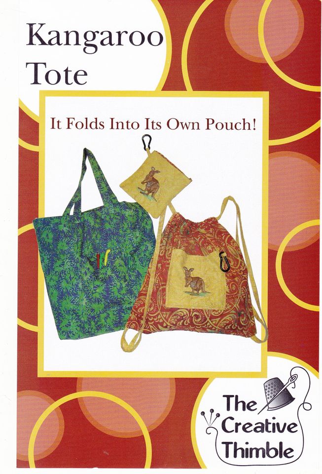 The Kangaroo Tote Sewing Pattern - Nonna's Notions N' Sew On