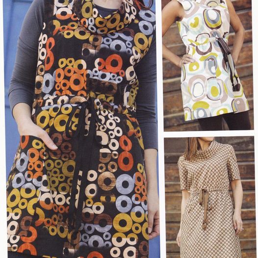 The Chic Cowl Neck Shift Sewing Pattern - Nonna's Notions N' Sew On