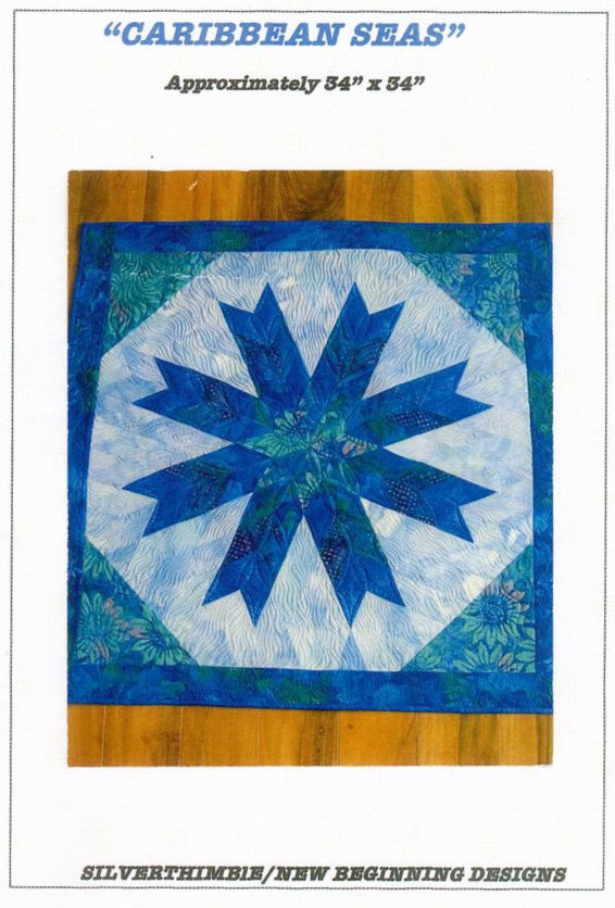 The Caribbean Seas Quilt Sewing Pattern - Nonna's Notions N' Sew On