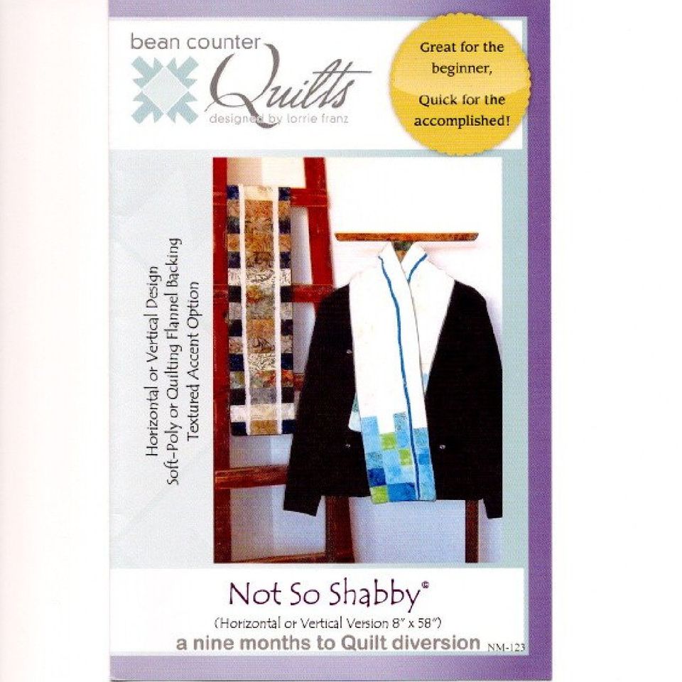 Not So Shabby Scarf Sewing Pattern - Nonna's Notions N' Sew On