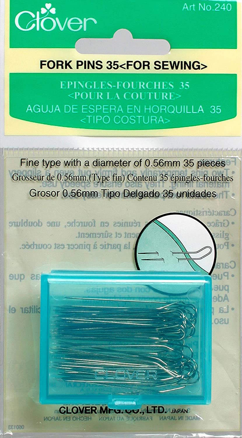 Clover Fork Pins - Nonna's Notions N' Sew On