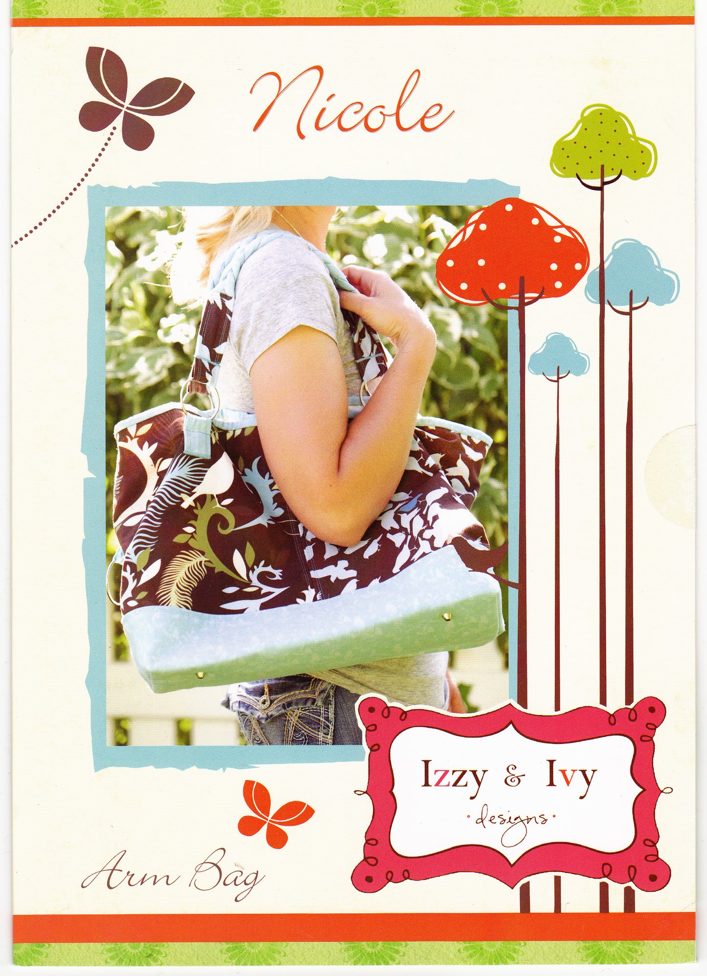 The Nicole Arm Bag Sewing Pattern - Nonna's Notions N' Sew On