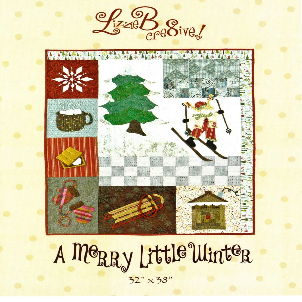 A Merry Little Winter Applique'/Quilting/Sewing Pattern - Nonna's Notions N' Sew On
