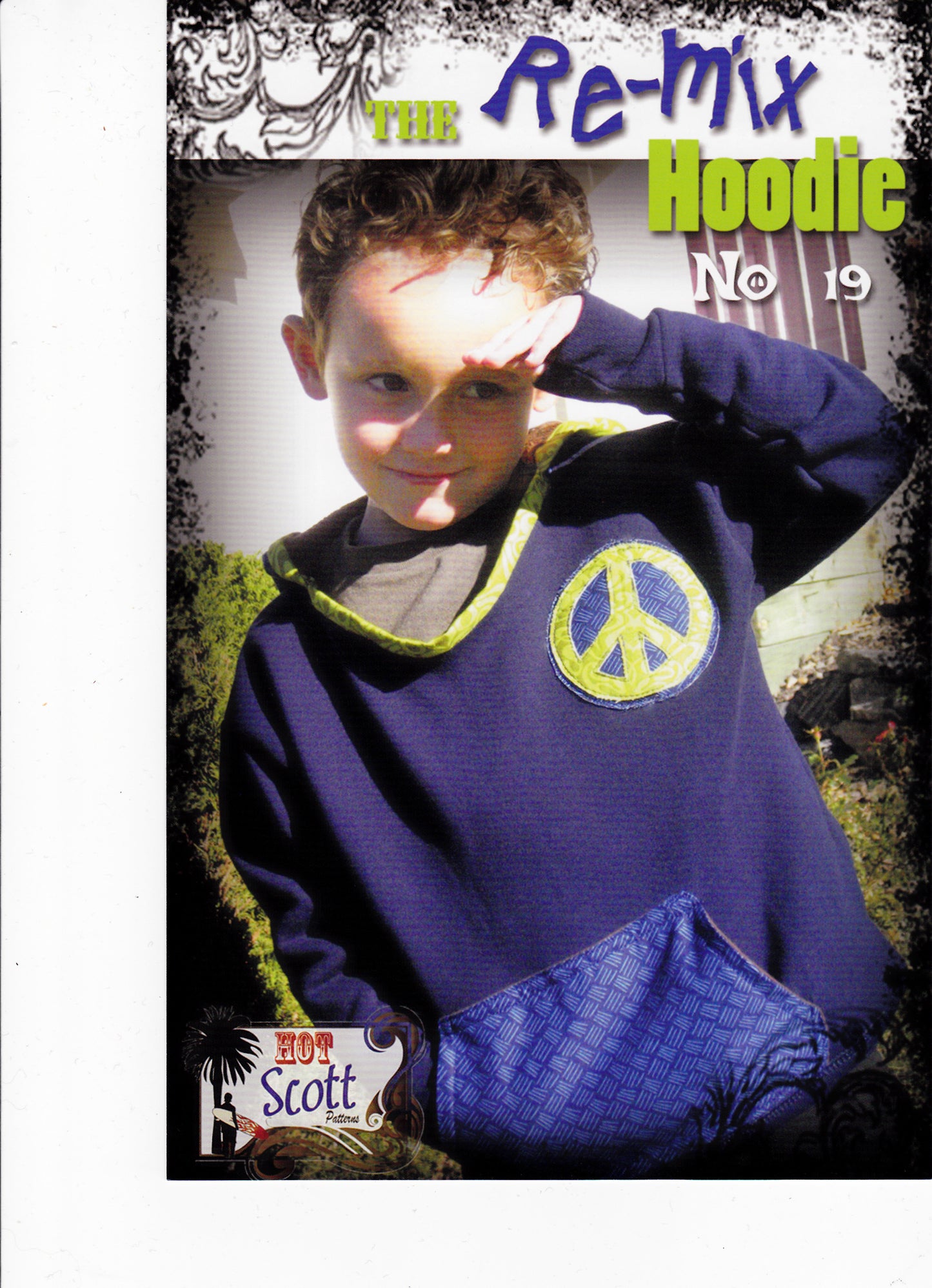 The Re-Mix Hoodie Applique' Pattern - Nonna's Notions N' Sew On