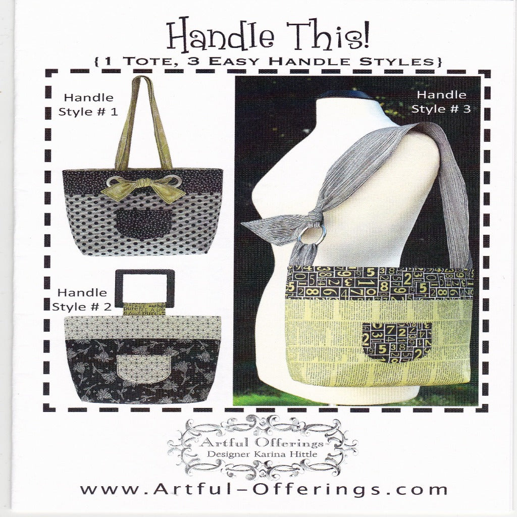 Handle This! Tote Sewing Pattern - Nonna's Notions N' Sew On