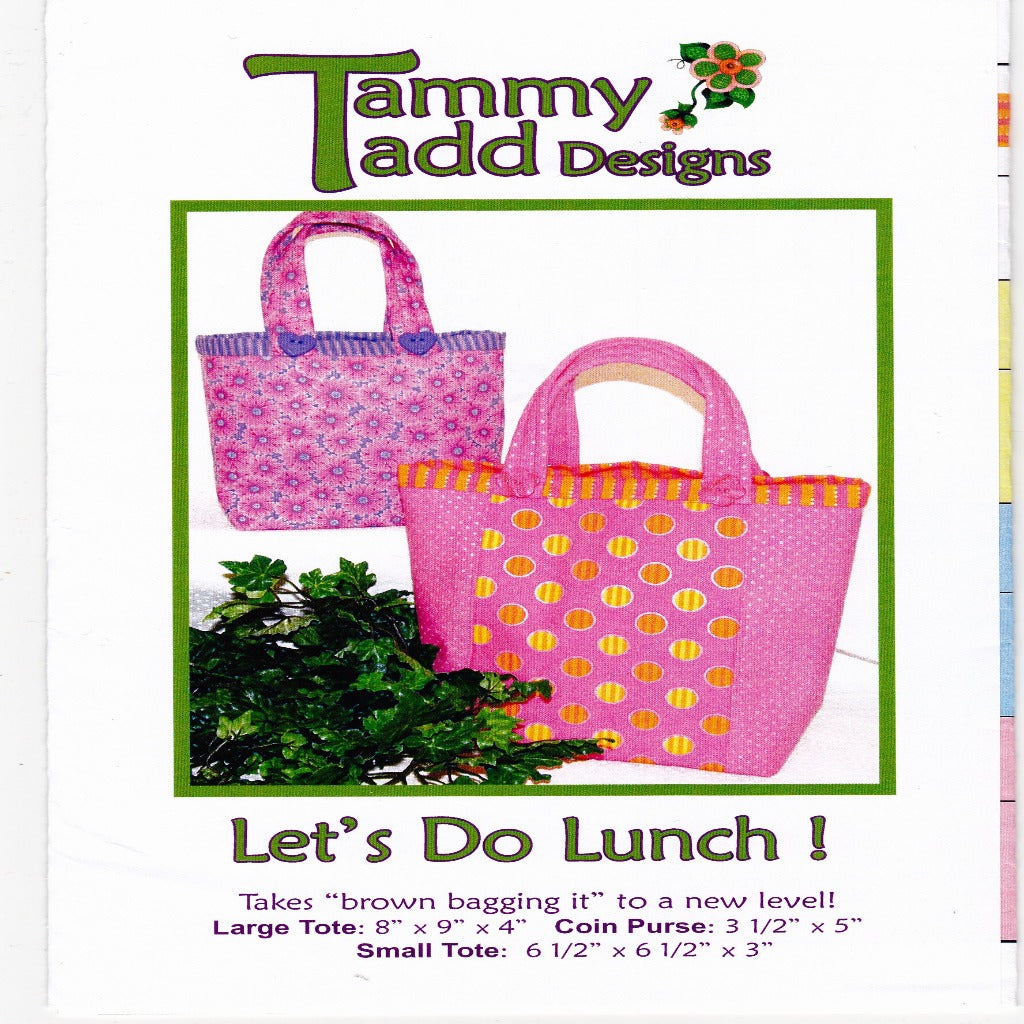 Let's Do Lunch! Sewing Pattern - Nonna's Notions N' Sew On