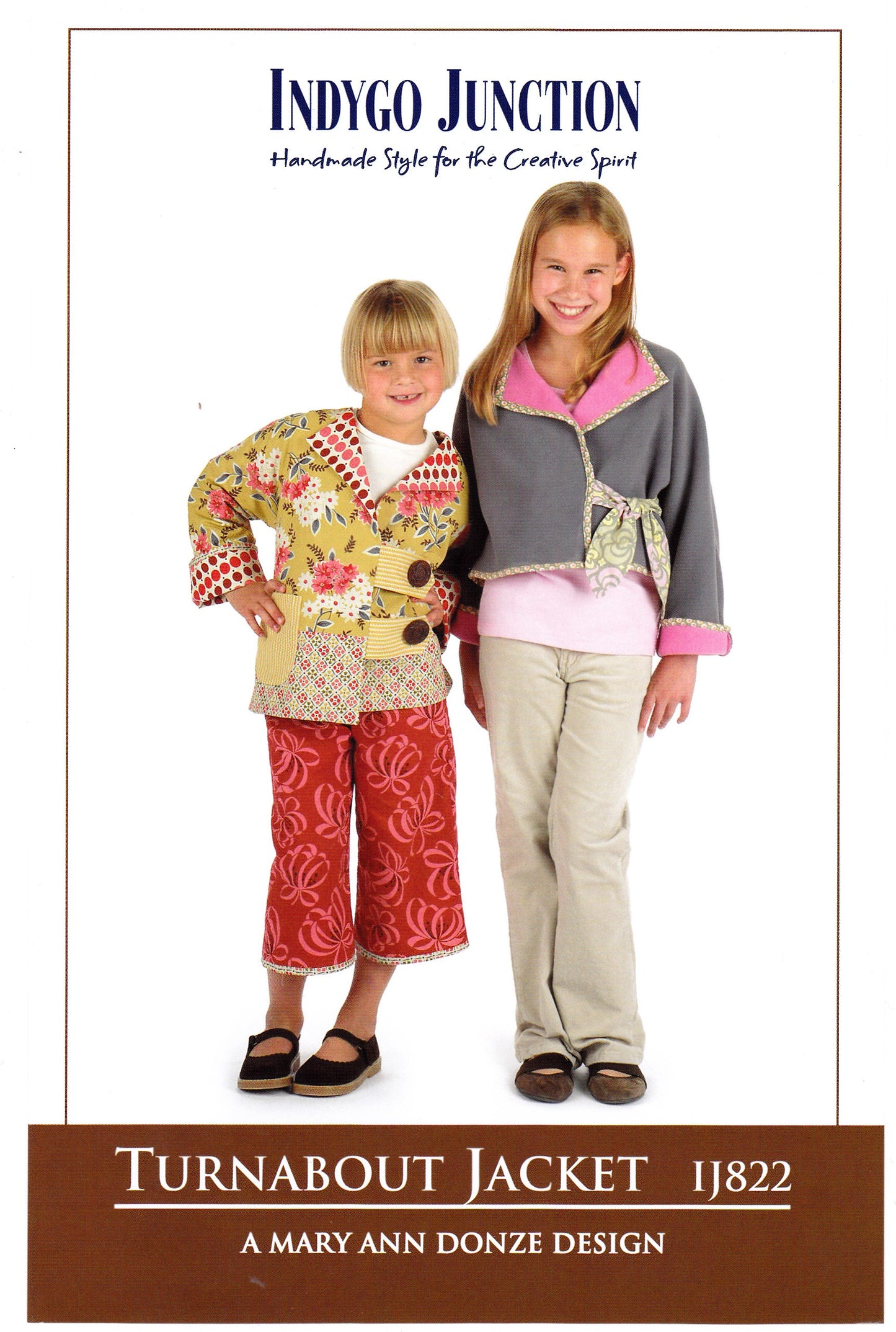 Turnabout Jacket Sewing Pattern - Nonna's Notions N' Sew On