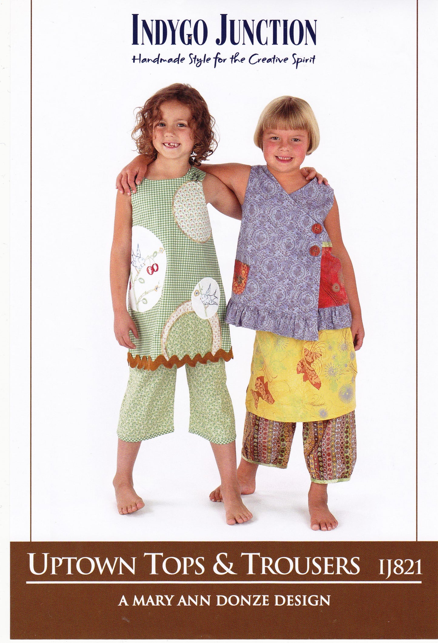 Uptown Tops & Trousers Sewing Pattern - Nonna's Notions N' Sew On