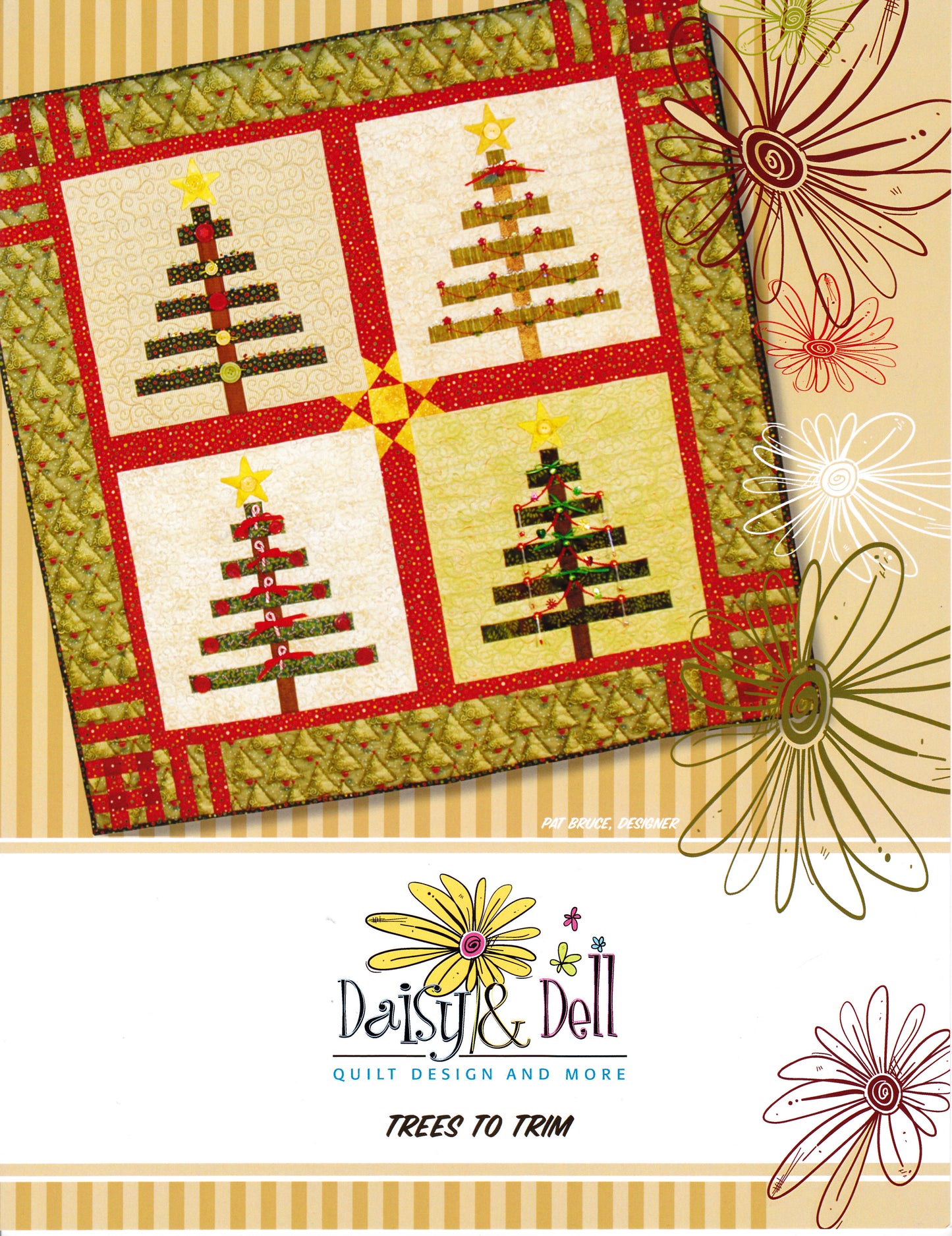 Trees to Trim Quilting/Sewing Pattern - Nonna's Notions N' Sew On