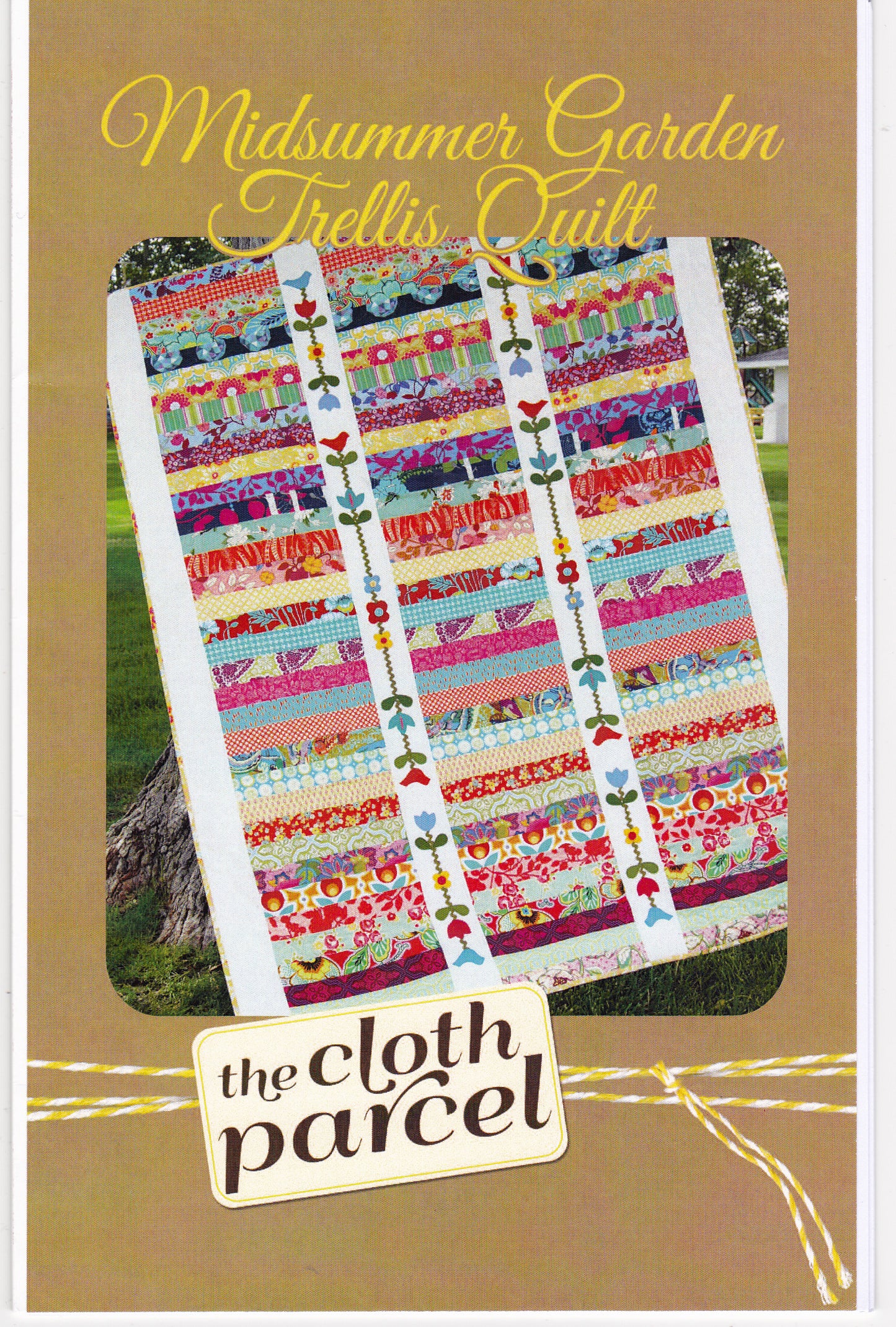 Midsummer Garden Trellis Quilt Pattern - Nonna's Notions N' Sew On