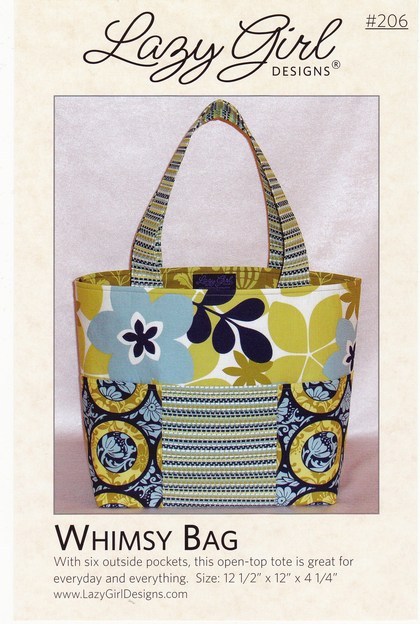 The Whimsy Bag Sewing Pattern - Nonna's Notions N' Sew On