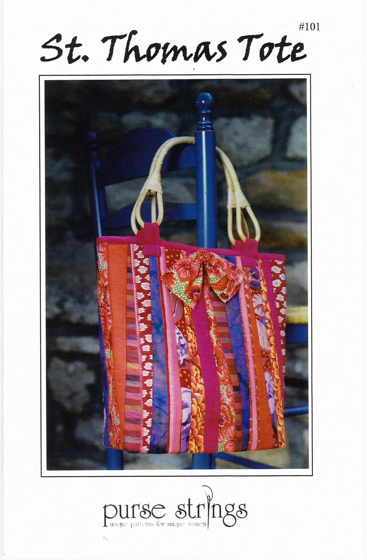 St. Thomas Tote Sewing Pattern - Nonna's Notions N' Sew On