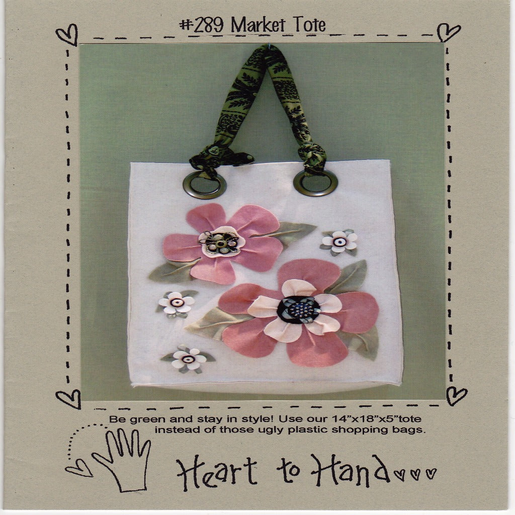 Market Tote Sewing Pattern - Nonna's Notions N' Sew On