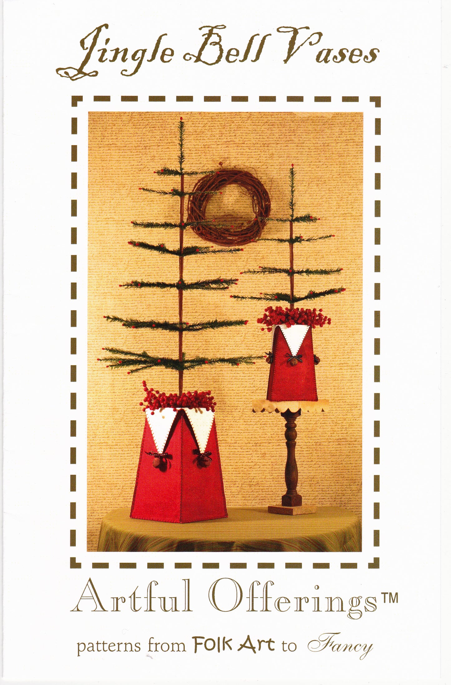 The Jingle Bell Vases Sewing Pattern - Nonna's Notions N' Sew On