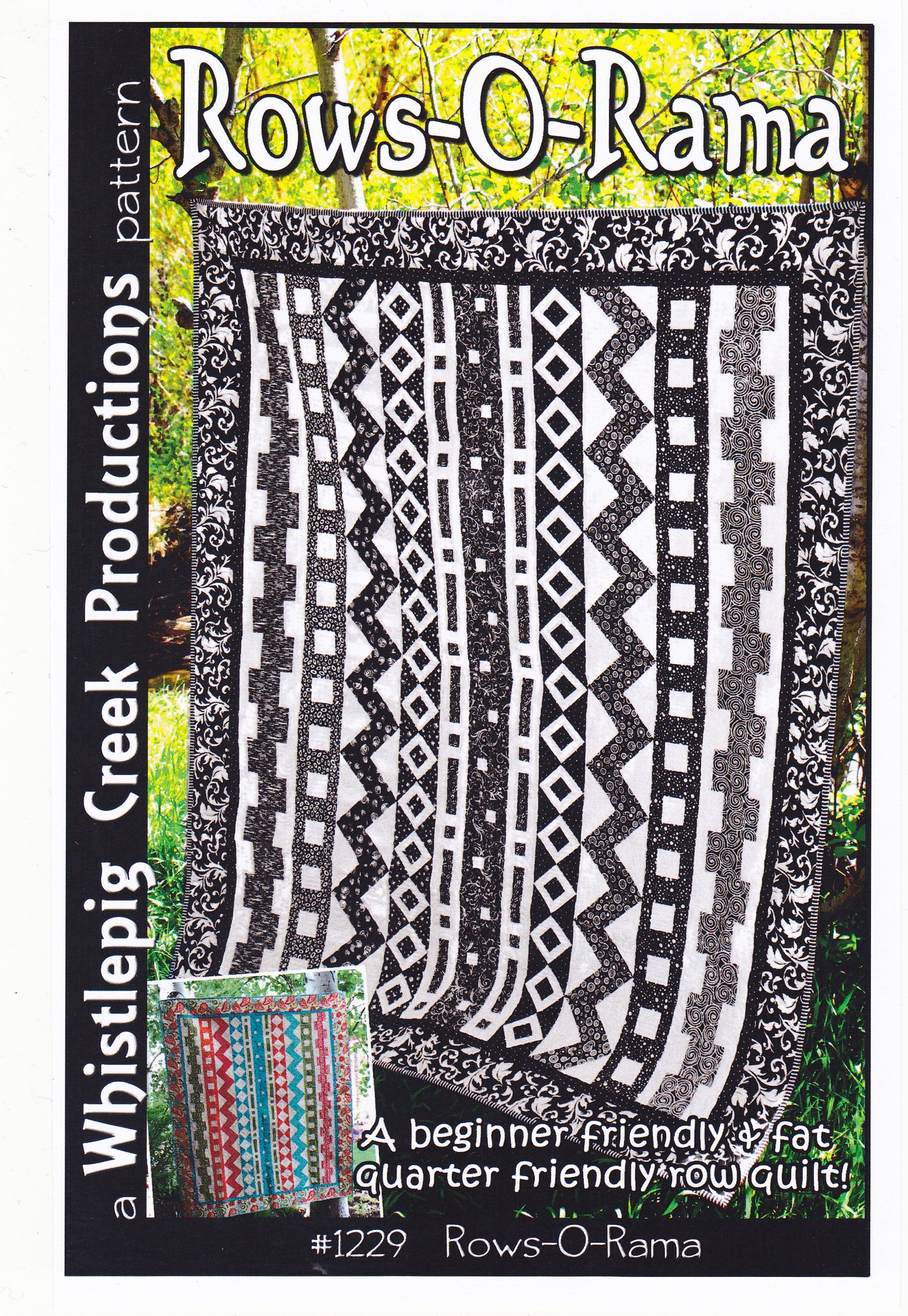 Rows-O-Rama Quilt Pattern - Nonna's Notions N' Sew On