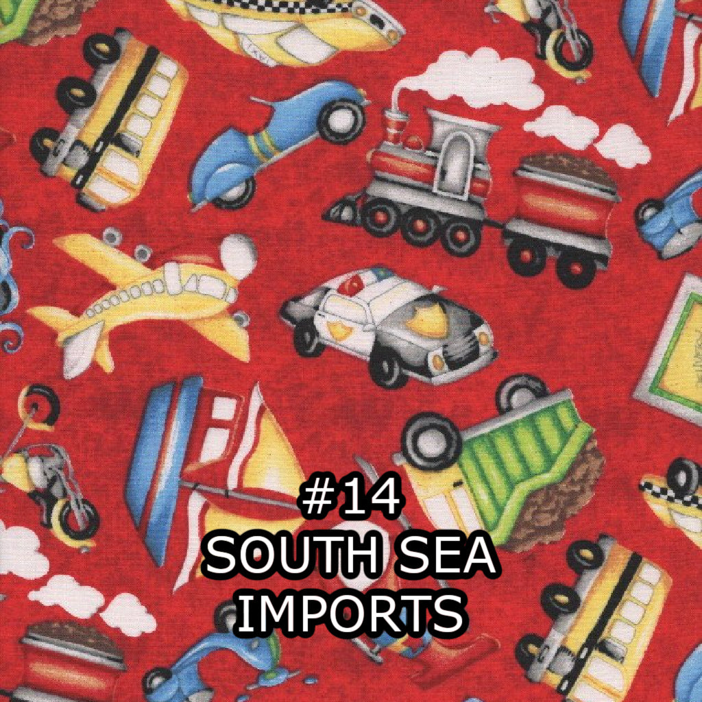 Fat Quarters with Novelty Prints - Nonna's Notions N' Sew On