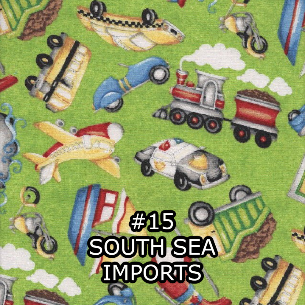 Fat Quarters with Novelty Prints - Nonna's Notions N' Sew On