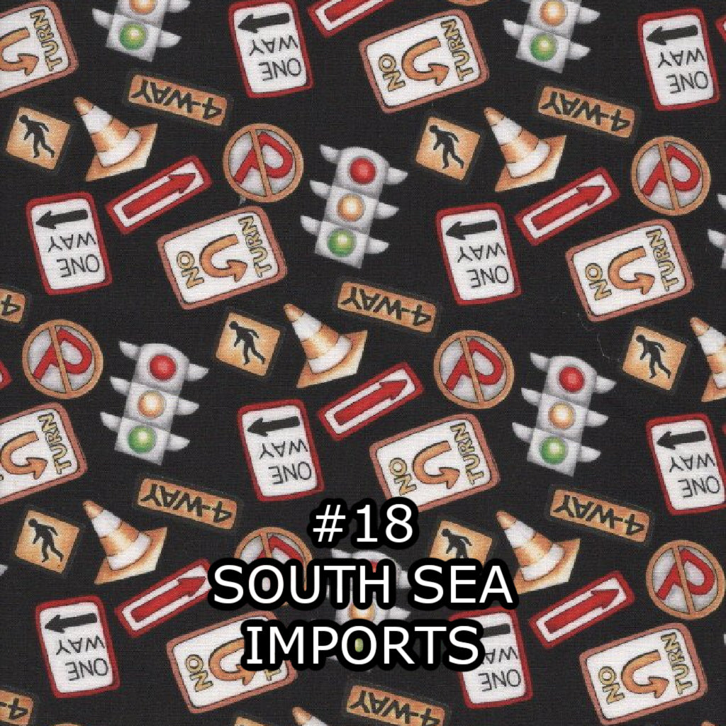 Fat Quarters with Novelty Prints - Nonna's Notions N' Sew On