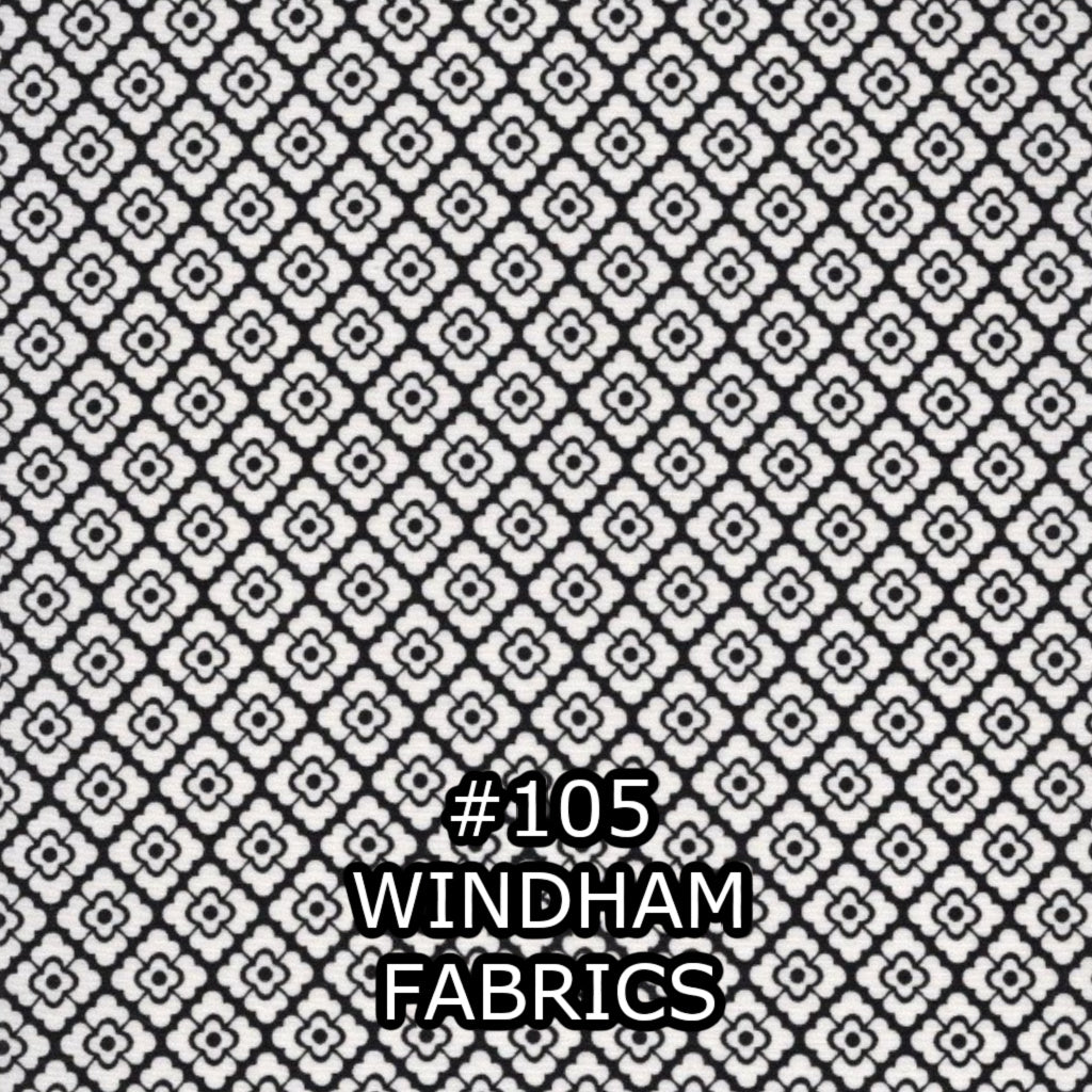 Fat Quarters with Black & White Prints - Nonna's Notions N' Sew On