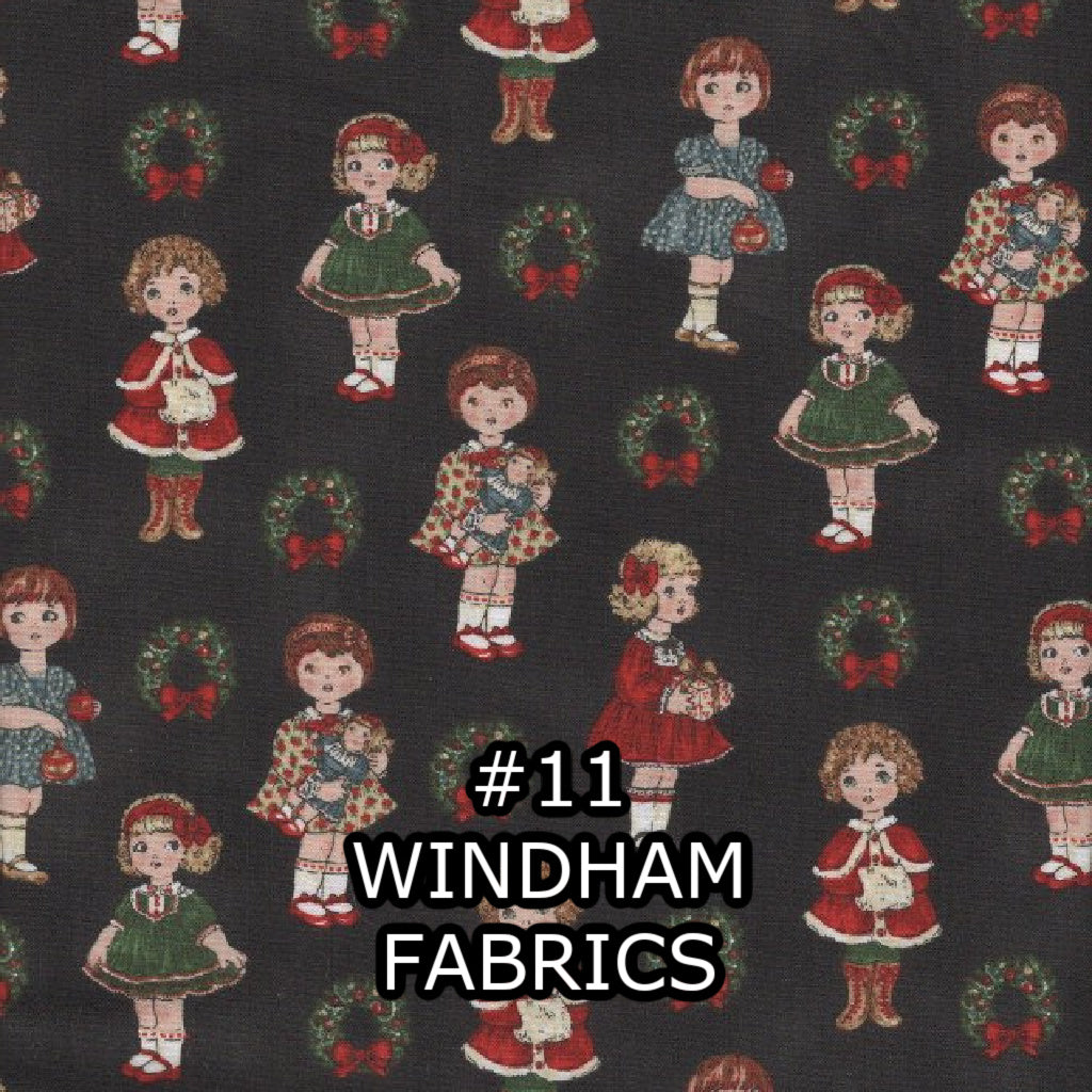 Fat Quarters with Christmas Prints - Nonna's Notions N' Sew On