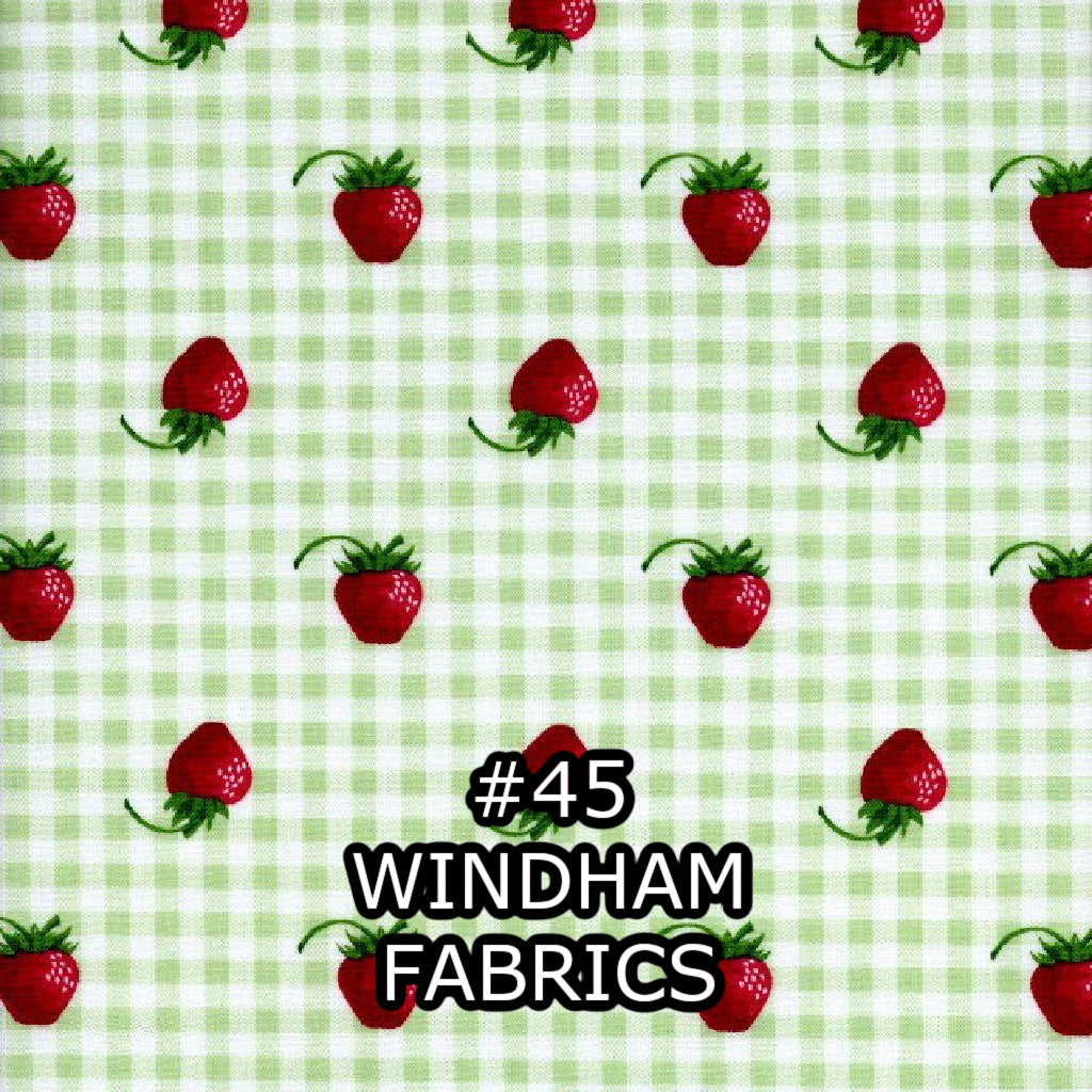 Fat Quarters with Food & Beverage Prints - Nonna's Notions N' Sew On