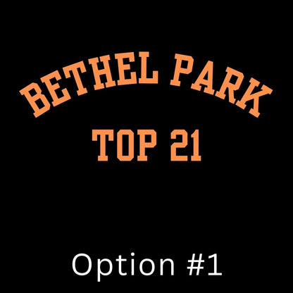 2024 Bethel Park High School Music Department Black & Orange Hooded Sweatshirt