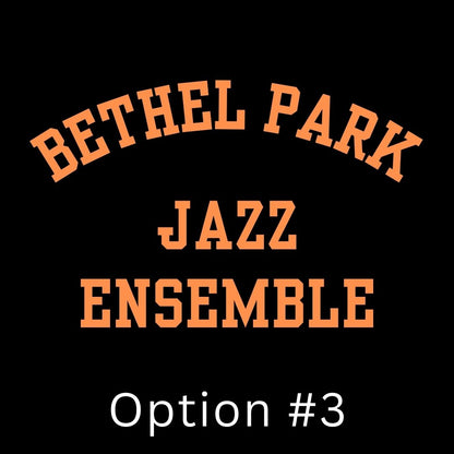 2024 Bethel Park High School Music Department Black & Orange Hooded Sweatshirt