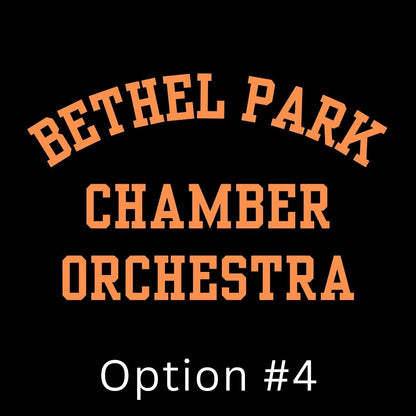 2024 Bethel Park High School Music Department Black & Orange Hooded Sweatshirt