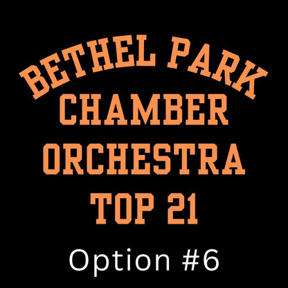 2024 Bethel Park High School Music Department Black & Orange Hooded Sweatshirt