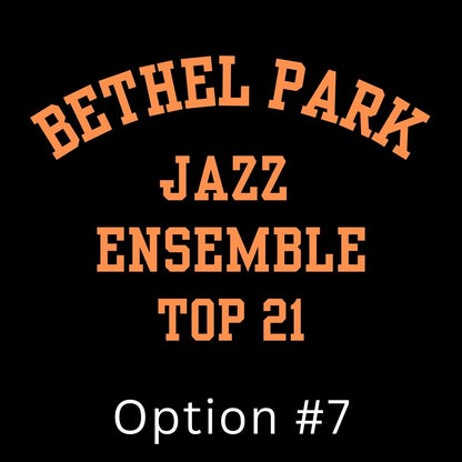 2024 Bethel Park High School Music Department Black & Orange Hooded Sweatshirt