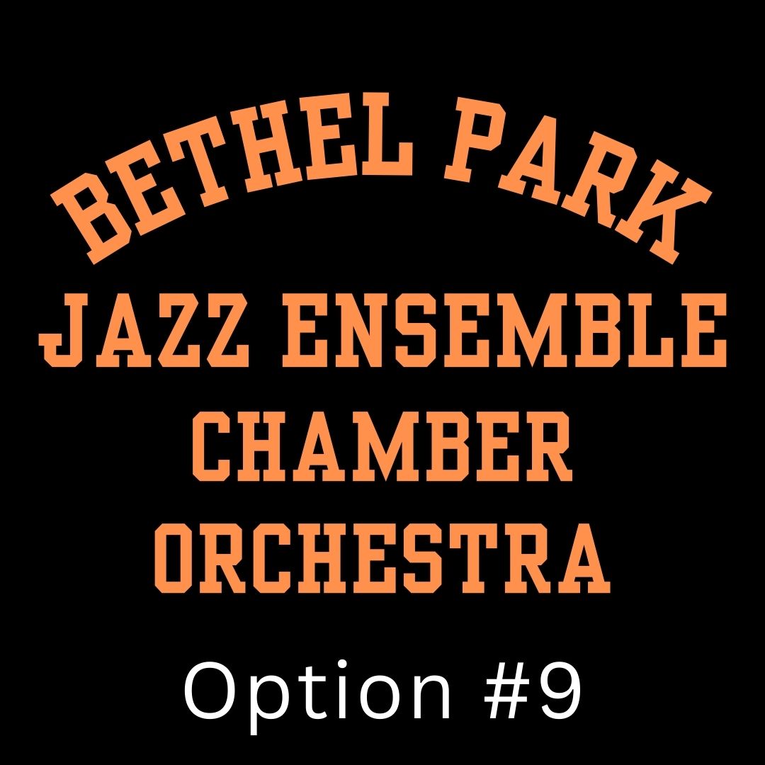 2024 Bethel Park High School Music Department Black & Orange Hooded Sweatshirt