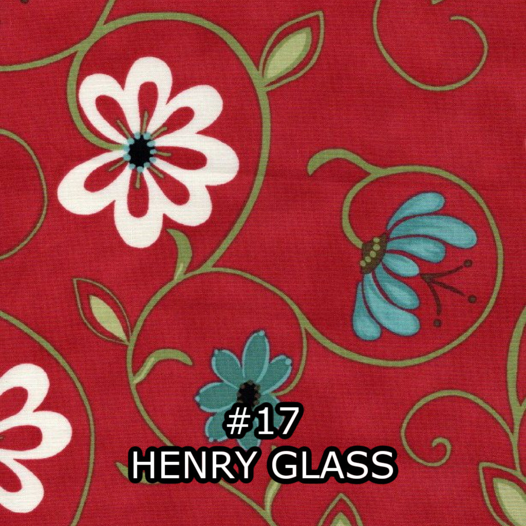 Fat Quarters with Floral & Leaf Prints by Henry Glass - Nonna's Notions N' Sew On