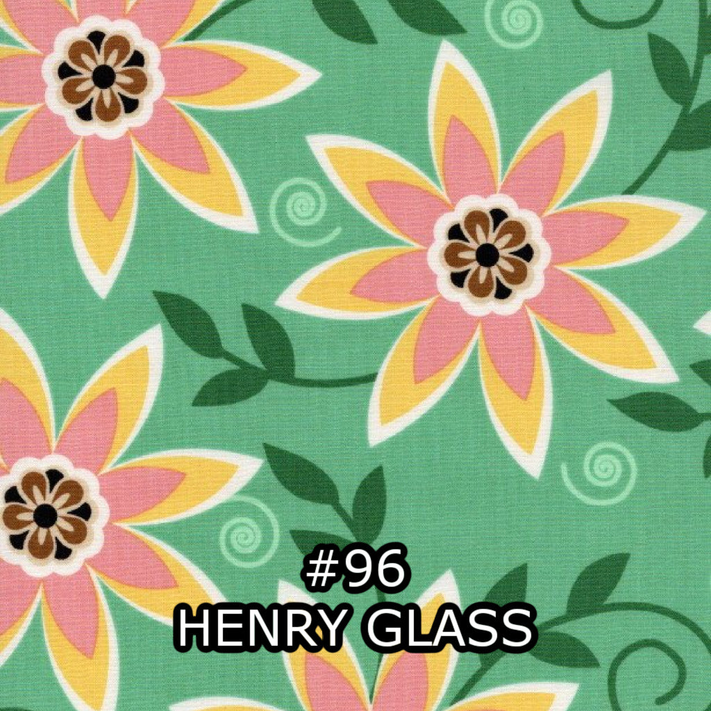 Fat Quarters with Floral & Leaf Prints by Henry Glass - Nonna's Notions N' Sew On