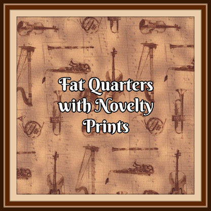 Fat Quarters with Novelty Prints - Nonna's Notions N' Sew On