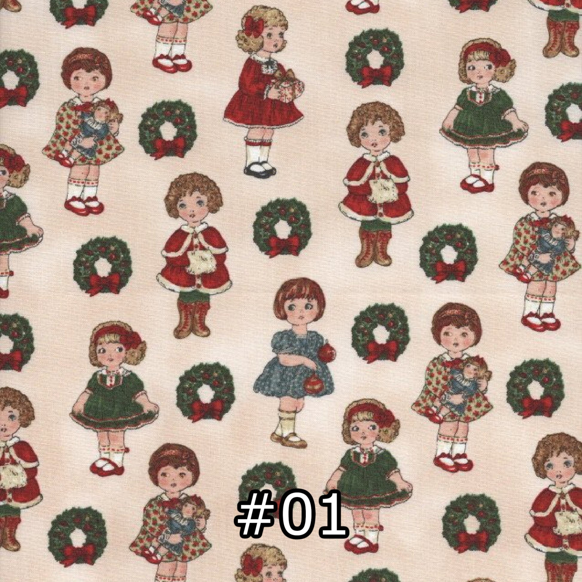 ﻿Paper Doll Christmas - Nonna's Notions N' Sew On