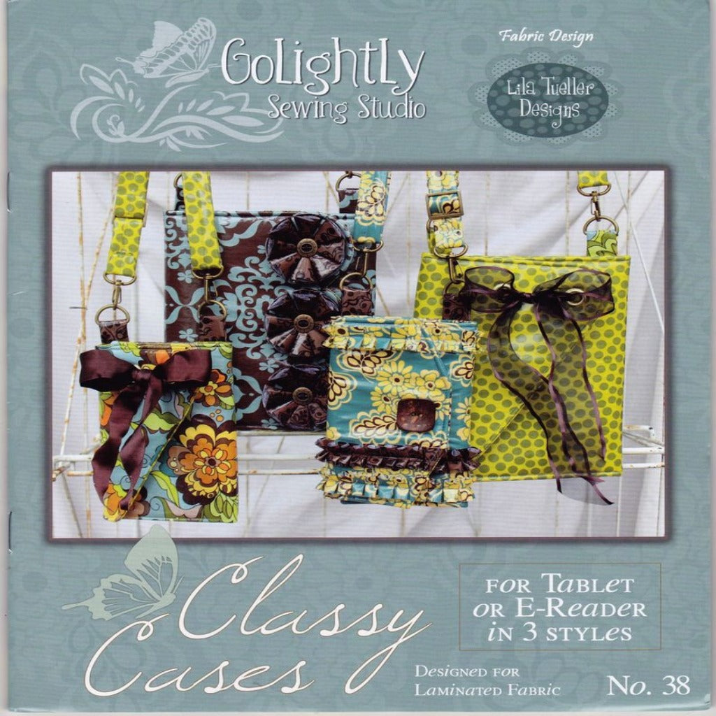 Classy Cases Sewing Pattern (for E-Readers or Tablets in 3 Styles) - Nonna's Notions N' Sew On