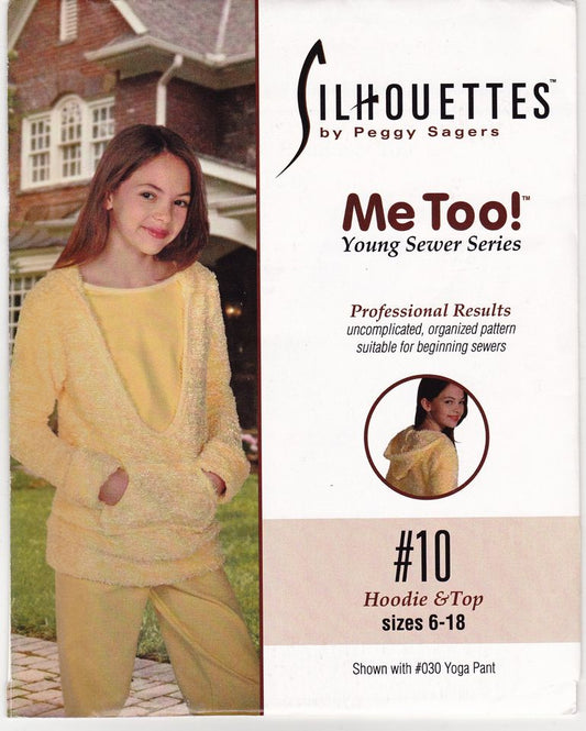 Silhouettes Me Too! Hoodie & Top Sewing Pattern - Nonna's Notions N' Sew On