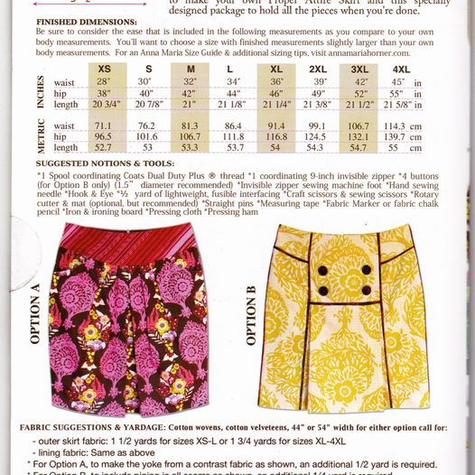 The Proper Attire Skirt Sewing Pattern - Nonna's Notions N' Sew On