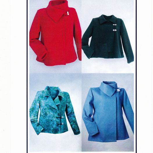 The Step Ahead Soft Wear Jacket Sewing Pattern - Nonna's Notions N' Sew On