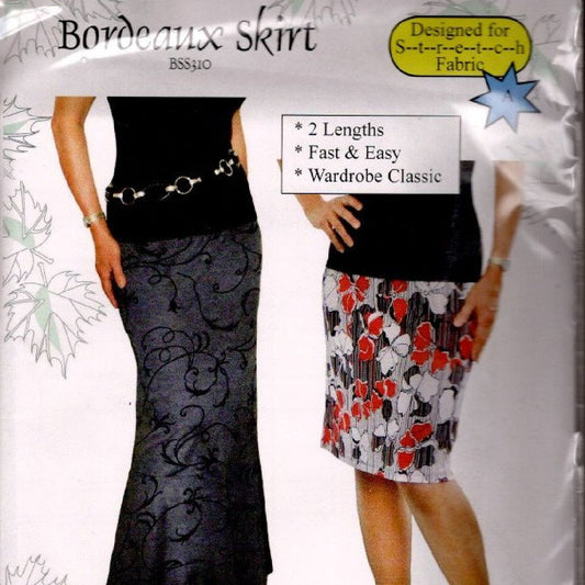 The Bordeaux Skirt Sewing Pattern - Nonna's Notions N' Sew On