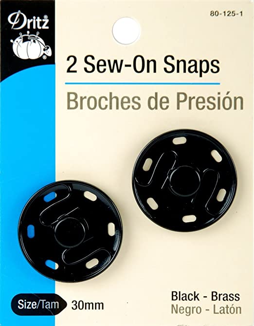 Dritz 2 Sew-On Snaps - Nonna's Notions N' Sew On