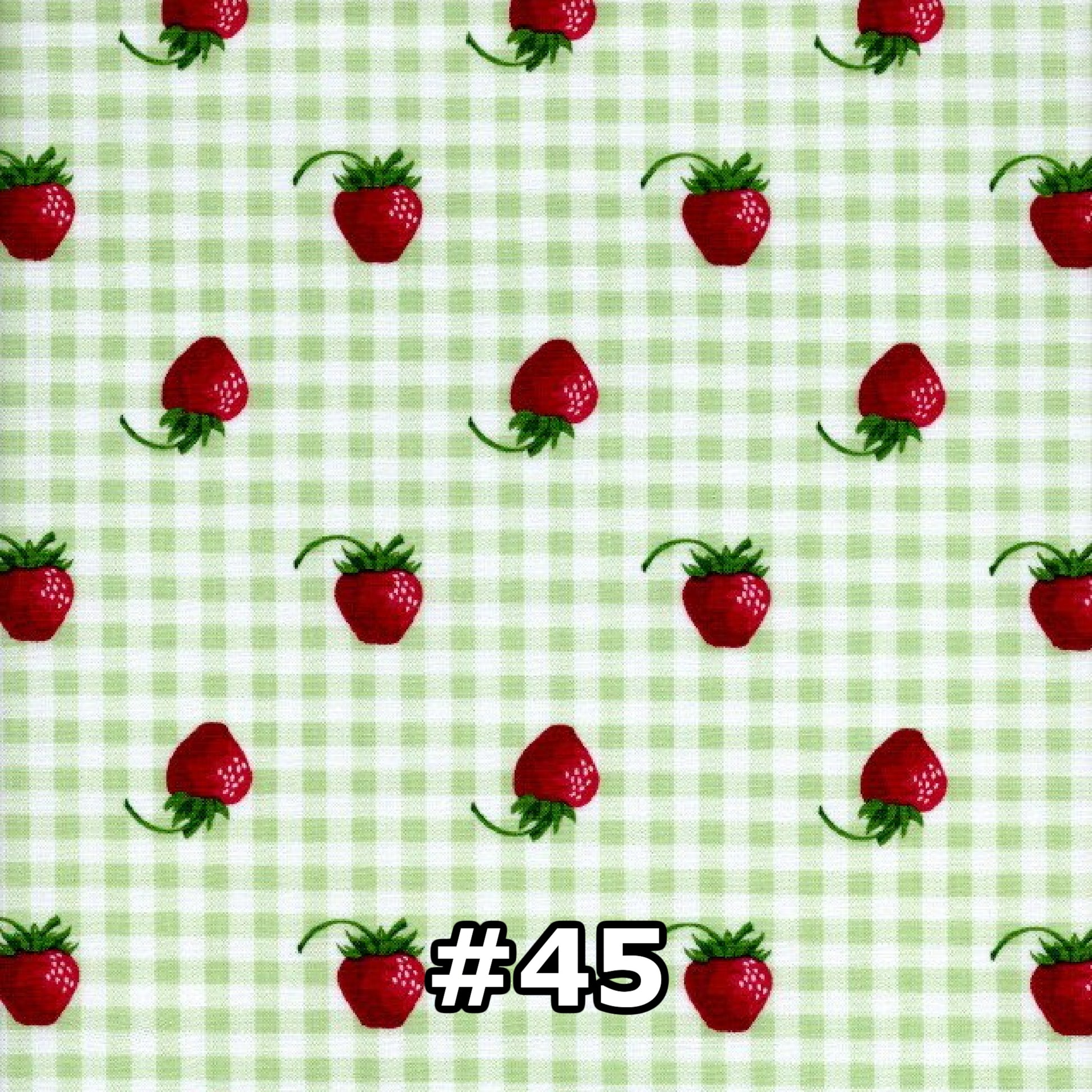 Strawberry Picnic - Nonna's Notions N' Sew On