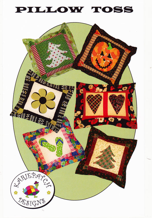 Pillow Toss Applique'/Sewing Pattern - Nonna's Notions N' Sew On
