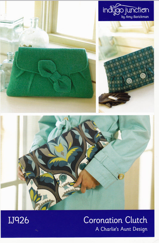 The Coronation Clutch Sewing Pattern - Nonna's Notions N' Sew On