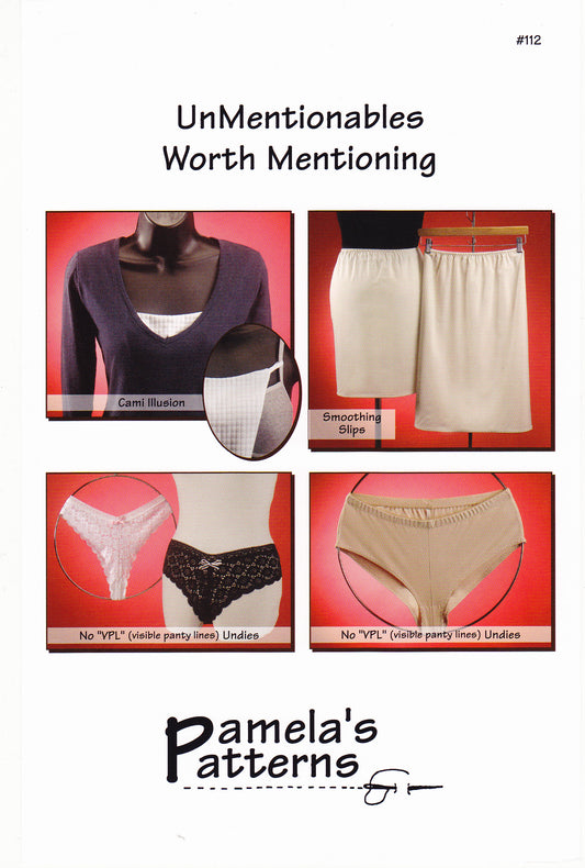 Woman's Unmentionables Worth Mentioning Sewing Pattern - Nonna's Notions N' Sew On